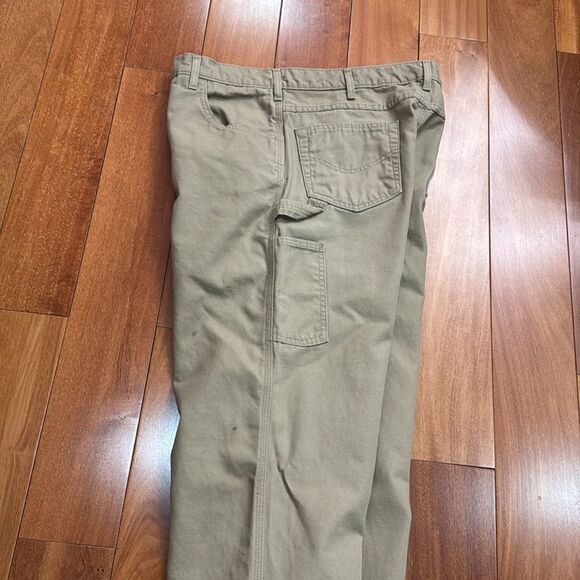 Carhartt 2 HRC Cargo Flame Resistant Tan Chinos with Straight Leg Design 36/36 - Picture 6 of 13